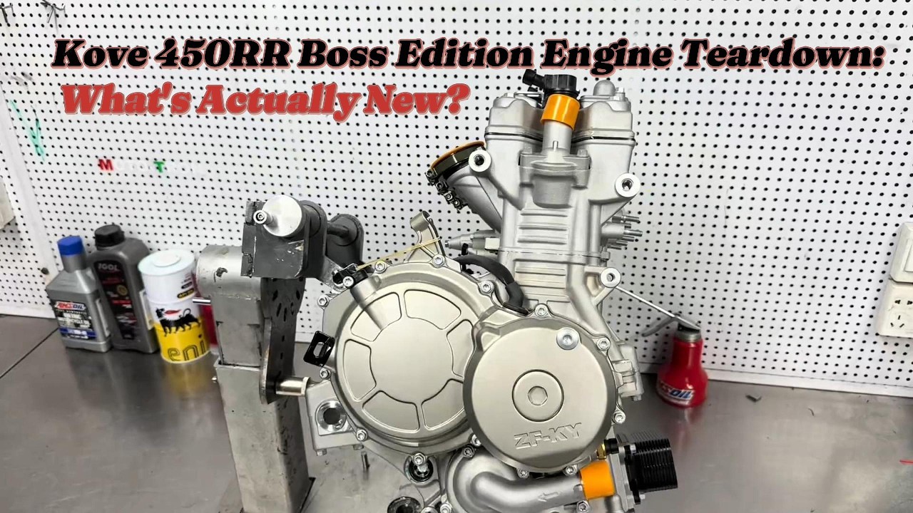 Полная разборка и анализ двигателя Kove 450RR Boss Edition (Действительно ли он лучше?)