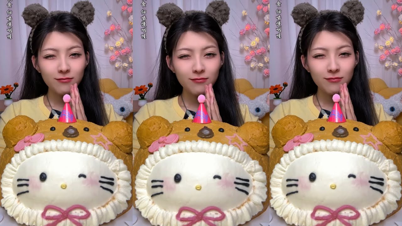 ASMR] Dessert Mukbang🎂🍦🍰🍮 (Creamy Crepe Cakes) 디저트 먹방 |Eating Sounds#cake #asmrcake #asmrcake