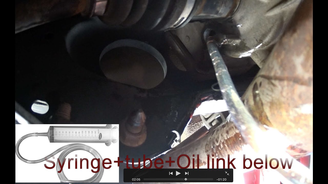 RAV4 Rear differential fluid Change
