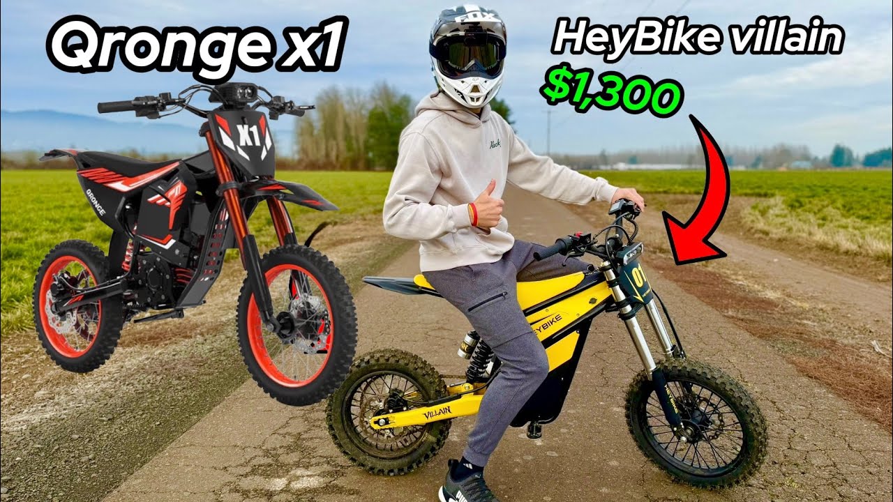 HeyBike villain V.S. Qronge x1 spark?