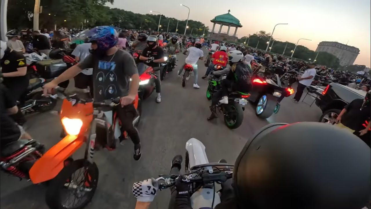 * CUT * LEANED BACK IN CHIRAQ 2024 5000+ BIKES TAKE OVER CHICAGO!