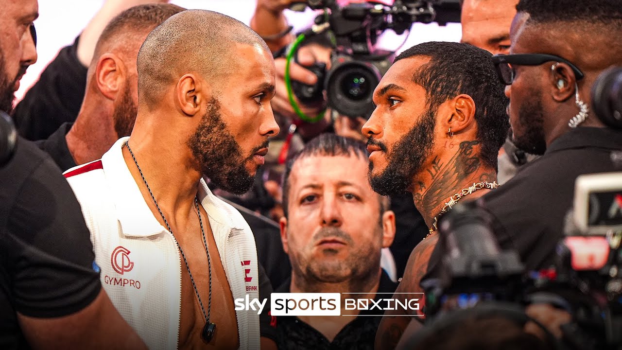 Chris Eubank Jr & Conor Benn FINAL FACE OFF at intense weigh-in 👀