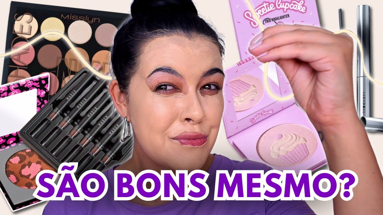TESTEI os PRODUTOS de MAKE MAIS DIFERENTÕES da SHEGLAM e MISSLYN e preciso falar...
