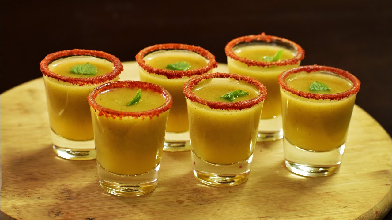 Spicy , Tangy & Sweet MANGO 🥭SHOTS  || Recipe - 6