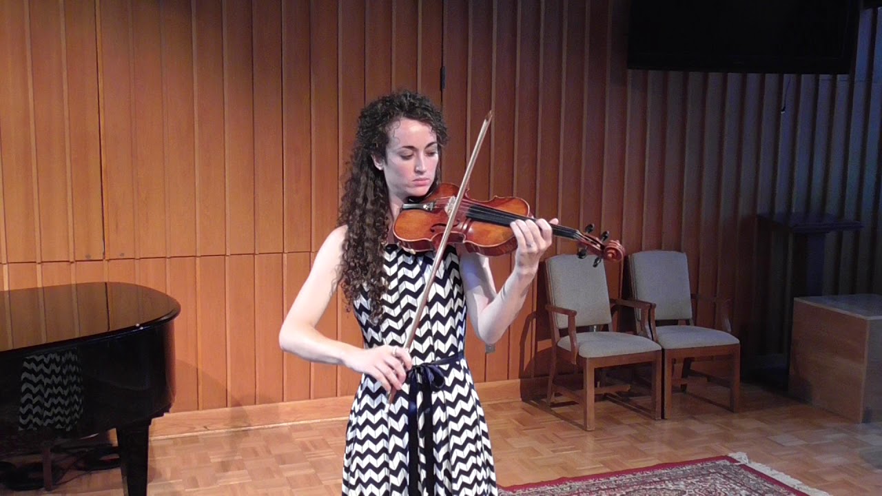 In the Garden, Violin Solo, Fiona (Black) Studebaker
