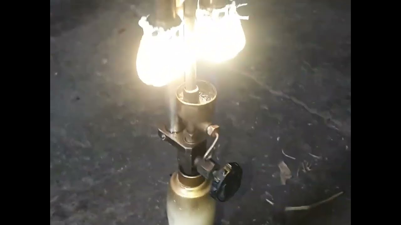 Thrift Store Coleman Kerosene Table Lamp 159x Repaired