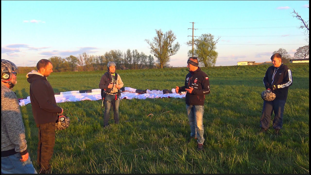Szkolenie paralotniowe w Krasnymstawie. 4K