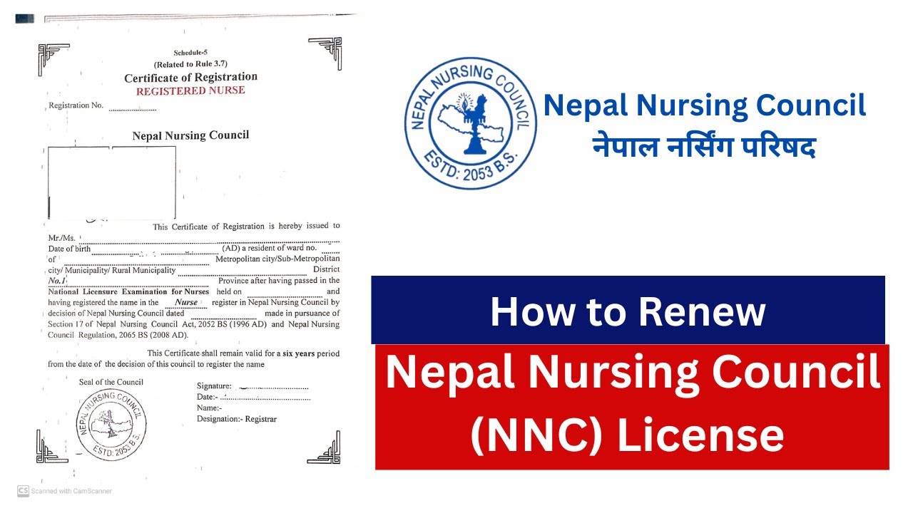 How to renew Nepal Nursing Council License In Nepal | Documents for renew NNC License in Nepal