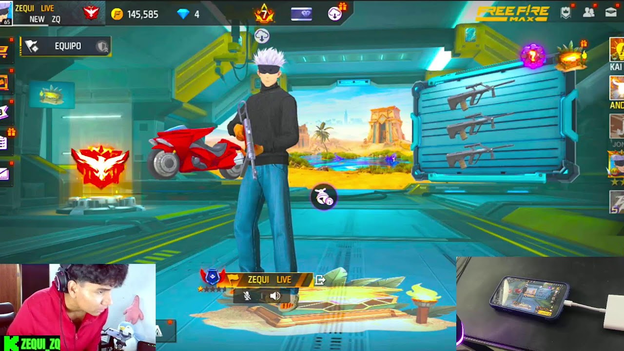 ASI JUEGA UN VETERANO EN IPHONE 15 PRO MAX A 4 DEDOS! FREEIFIRE