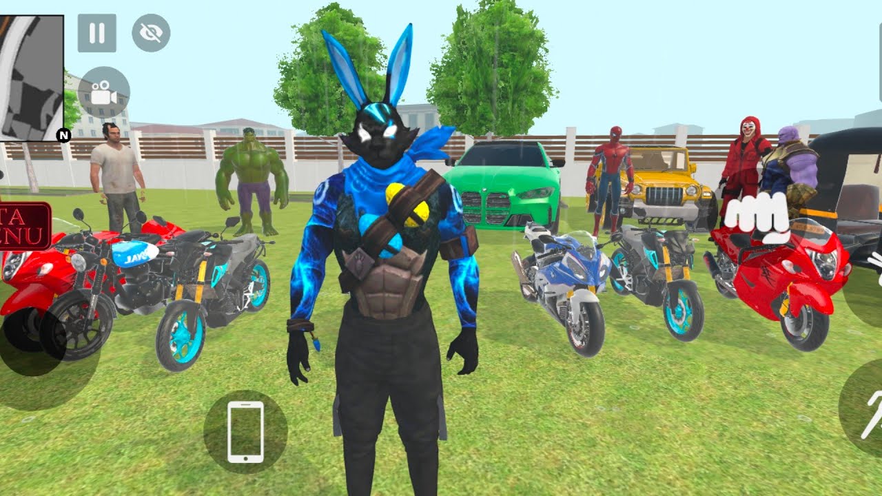 Indian theft auto simulator 🔥🔥 free fire white mr jabaaz || gameplay 