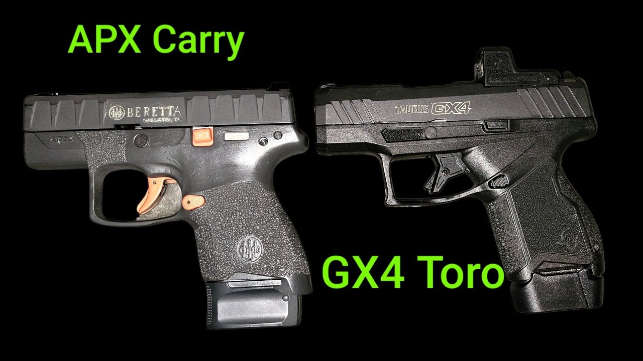 Taurus gx4 Toro vs the APX Carry vs The Taurus G3C trigger pull