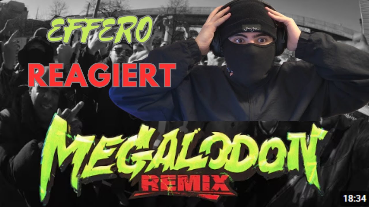 KRASSESTER REMIX ALLER ZEITEN!😧 bissu dumm ¿ MEGALODON REMIX | Reaction