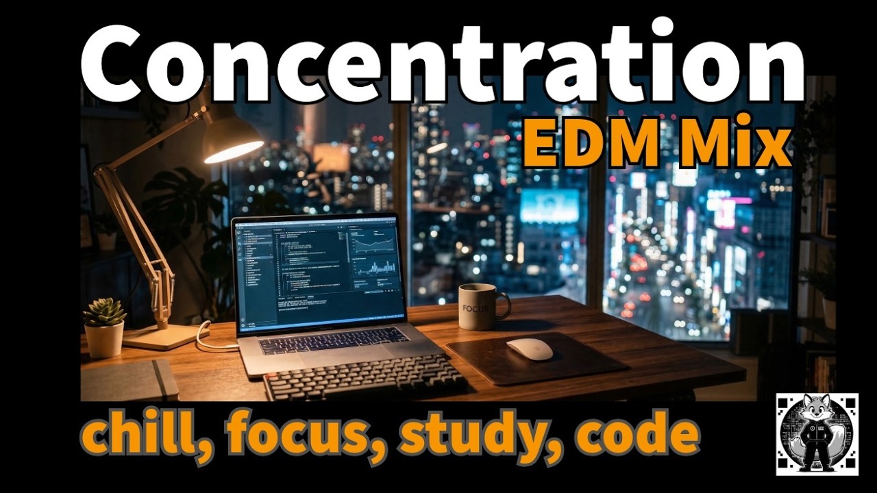 EDM - chill, focus, study, and code