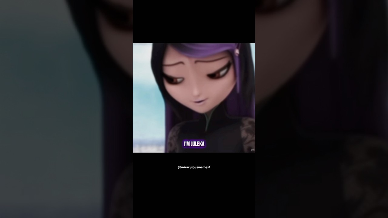 Juleka&rsquo;s Intro! 💜 #miraculousladybug #fanedit #ai #julekacouffaine