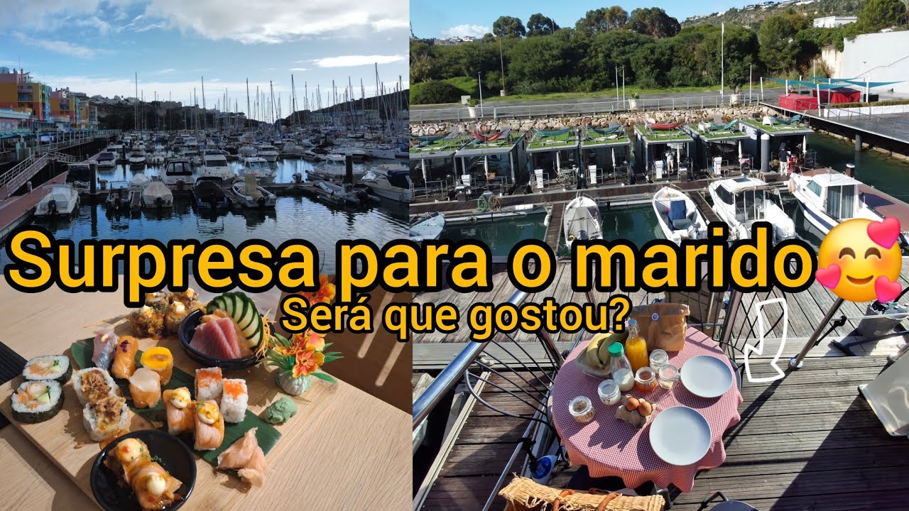 Como é passar uma noite em uma casa barco(Homeboat) no Algarve?| Tour |Restaurante  Sushi Aniki