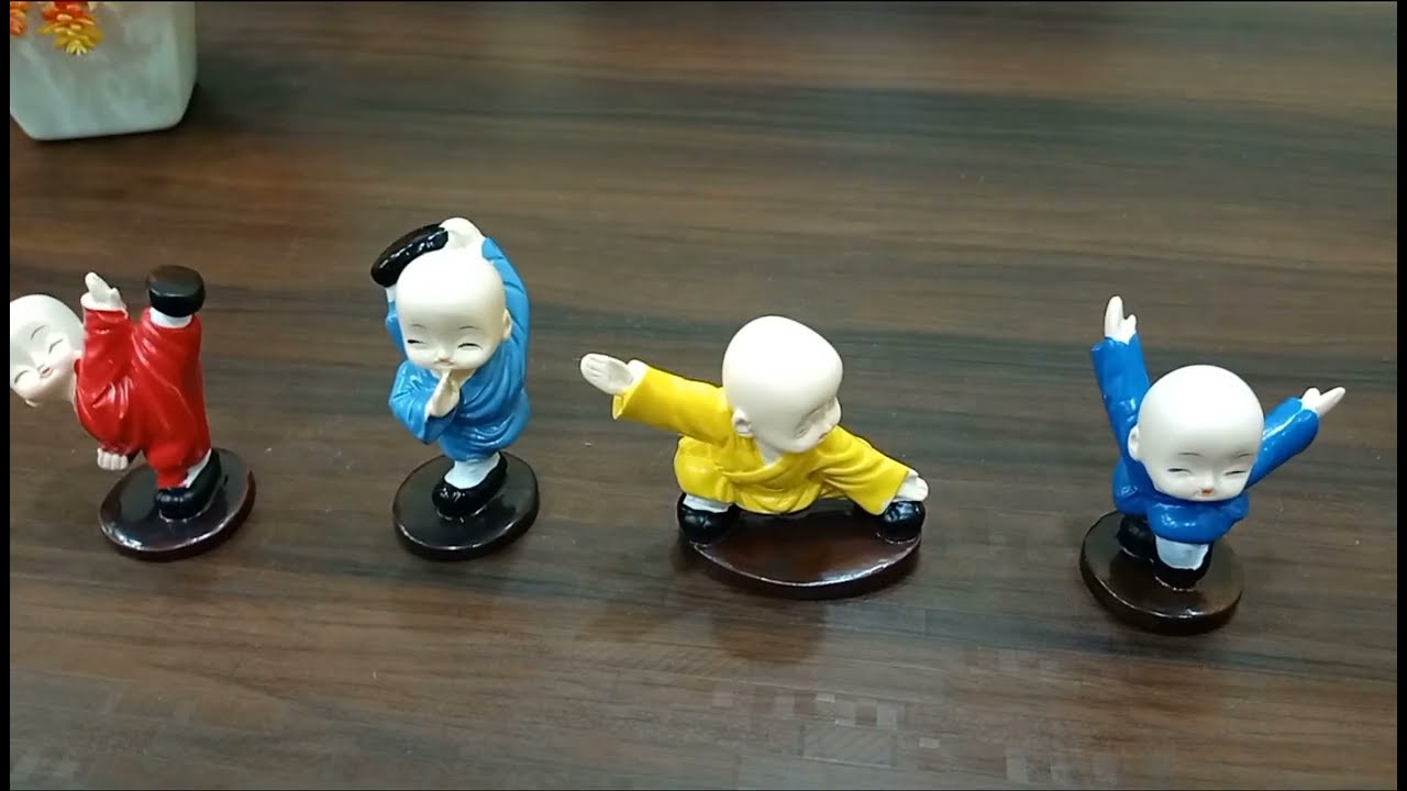Kung Fu Buddha Monk Figurines Showpiece for Home | Buddha Decorative Showpiece | Unboxing and Review