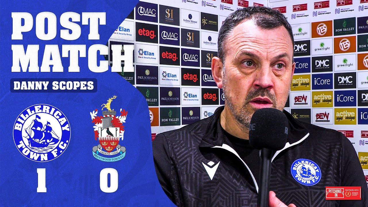 🗣️'We had to backup the Burgess Hill performance' | Brentwood Town (H) | Post-Match