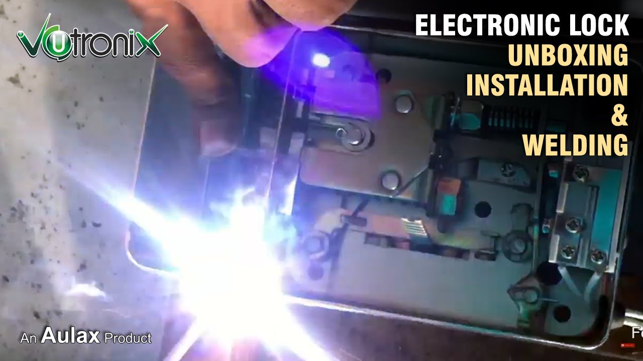 Vutronix Electronic Door Lock Unboxing, Features, Installation & Welding Whatsapp Only :- 9654689898