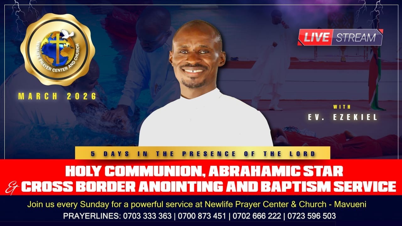 ABRAHAMIC STAR  & CROSS BORDER ANNOITING  &  HOLY COMMUNION  SERVICE - 13.03.2026