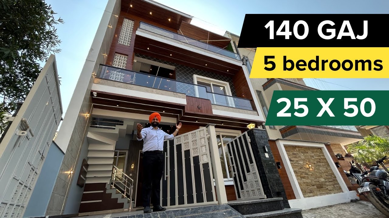 140 SQ Yd Charming 5 Bedroom House For Sale | Sector  125, Mohali !