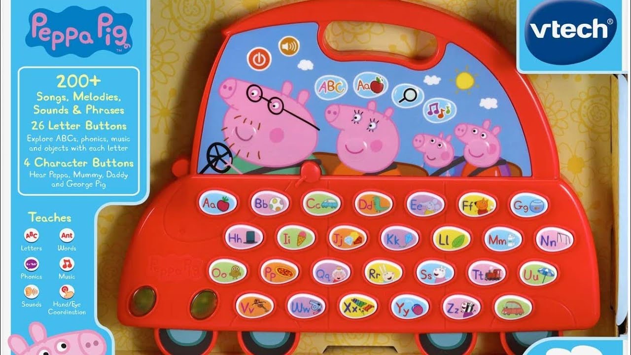 Vtech Peppa Pig Learn and Go Alphabet Car
