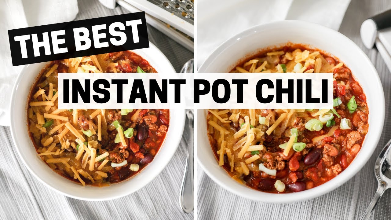 How to cook CHILI in the Instant Pot | Easy Instant Pot Chili Recipe