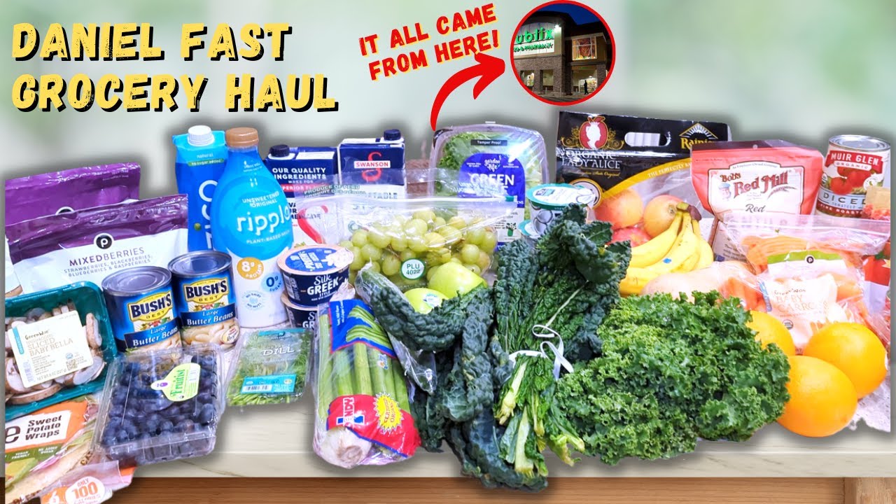 Our COMPLETE Daniel Fast Grocery Haul from Publix! | Daniel Fast 2023