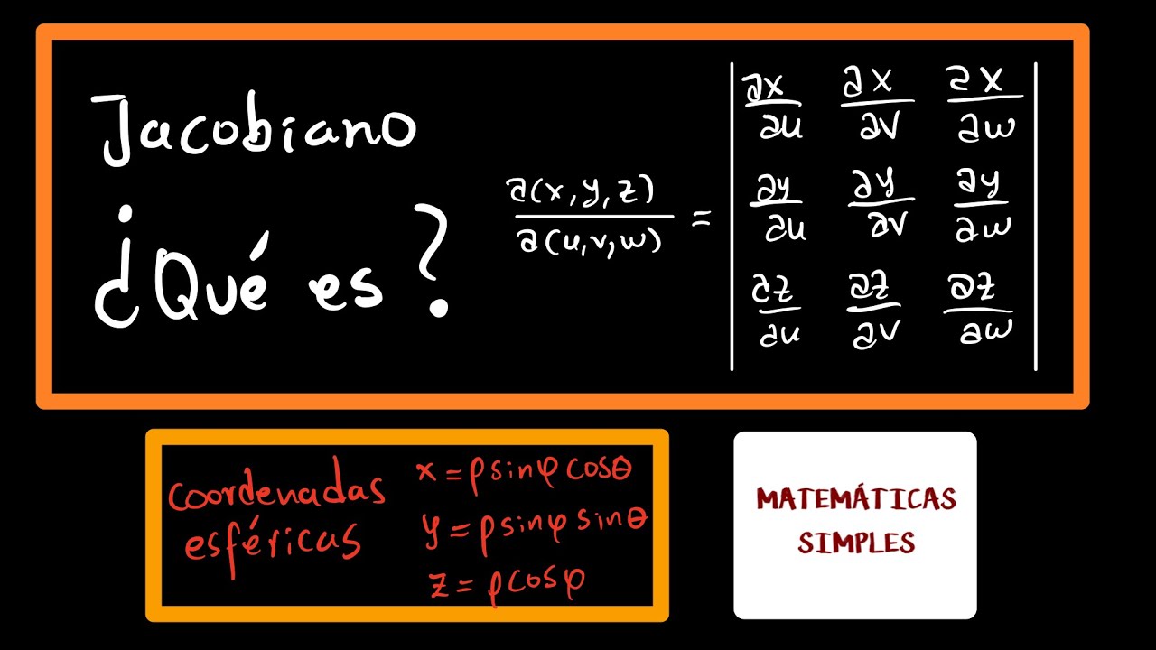 Jacobiano - Coordenadas esféricas