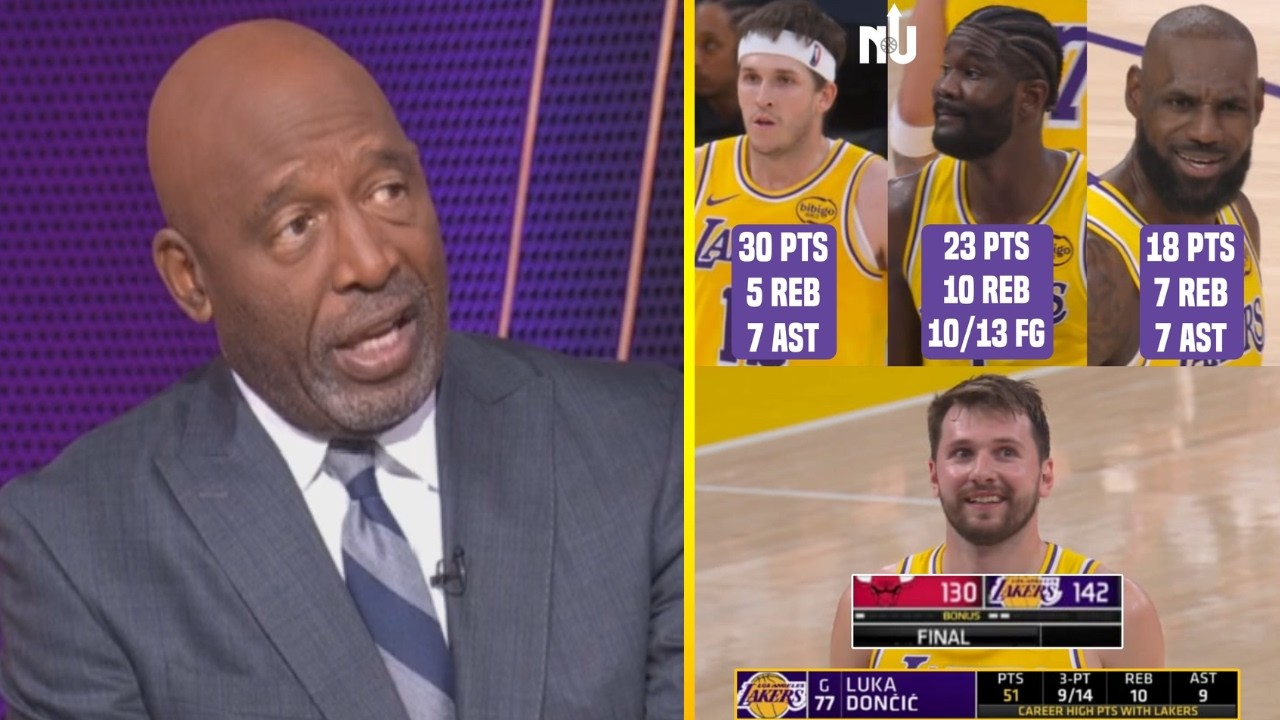 James Worthy reacts to Luka Dončić dropping 51 Pts as Lakers beat Bulls 142–130 in LeBron’s return