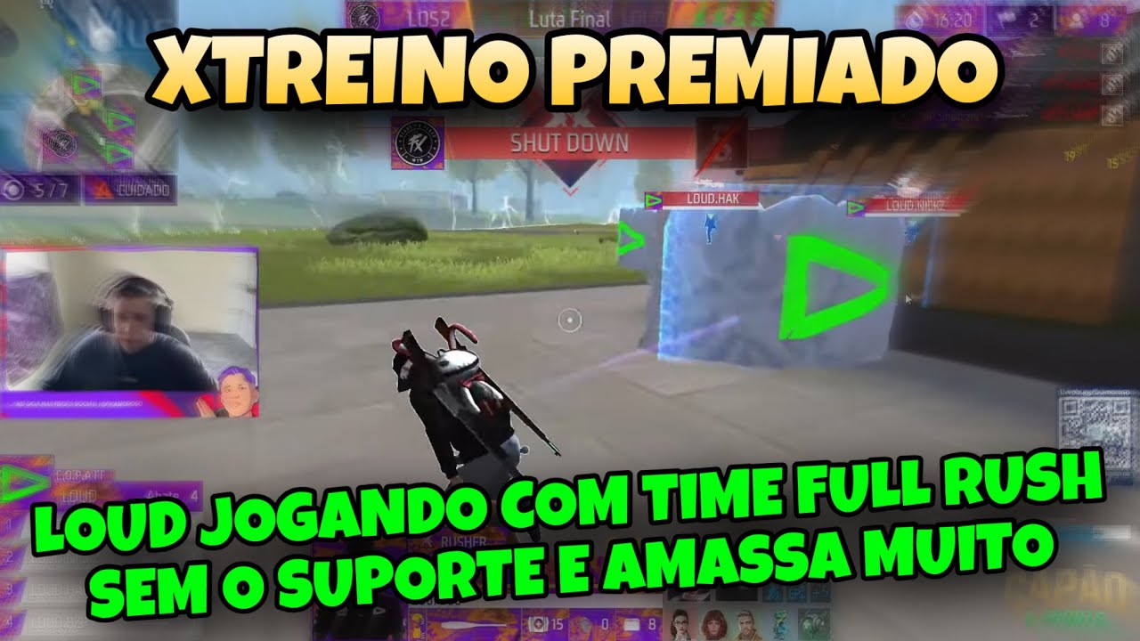 LOUD JOGA O XTREINO PREMIADO SEM SUPORTE E AMASSA / TRAP AMASSOU O TIME DA LOS