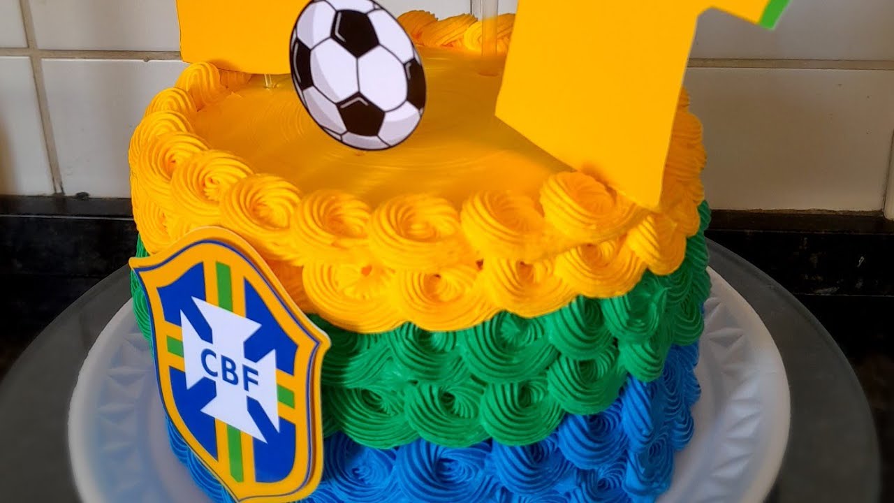 DECORANDO BOLO DO BRASIL