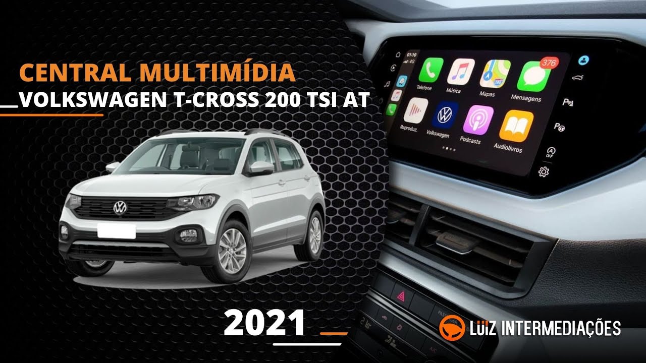 Central Multimídia | VOLKSWAGEN T-CROSS 200 TSI AT 2021