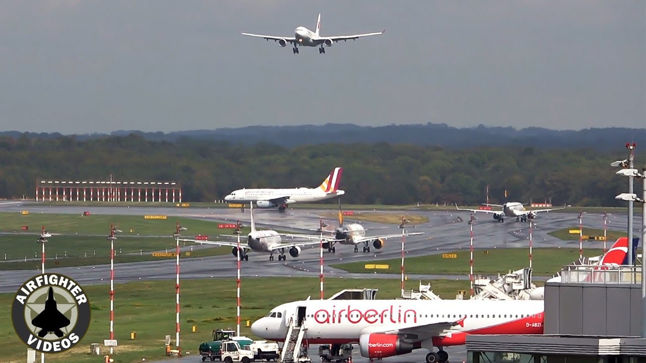 Busy day in Düsseldorf | Planespotting DUS/EDDL
