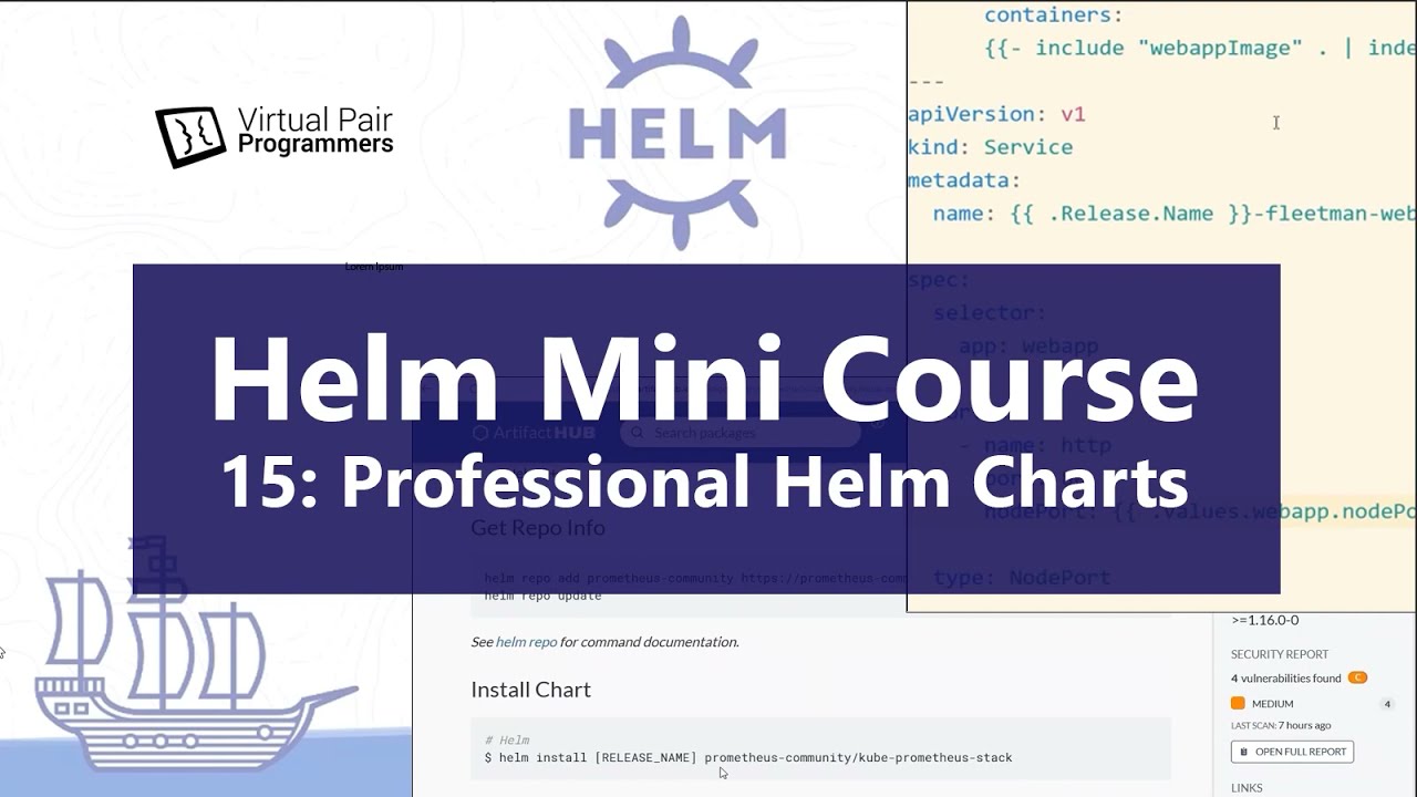 Helm Mini Course Part 15: Professional Helm Templates