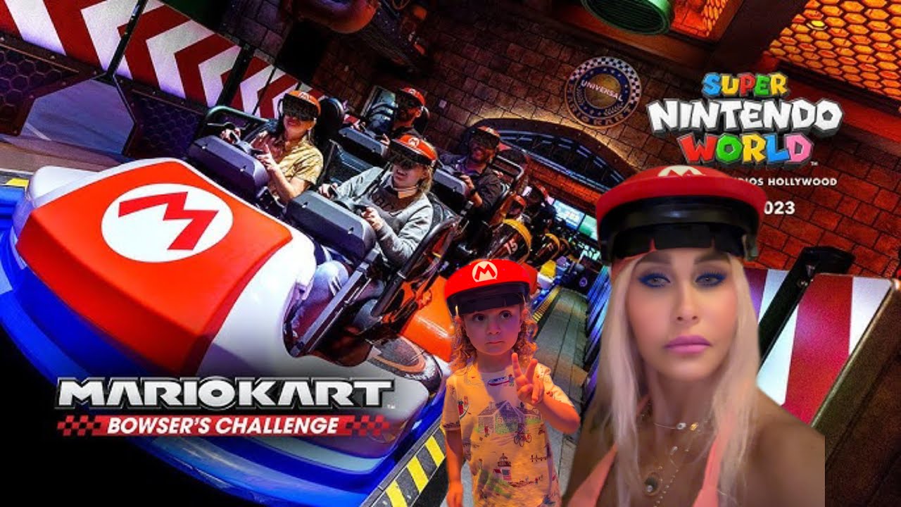 Mario Kart Ride at Super Nintendo World - Bowser’s Challenge AR Coaster Review & Secrets! {4K}