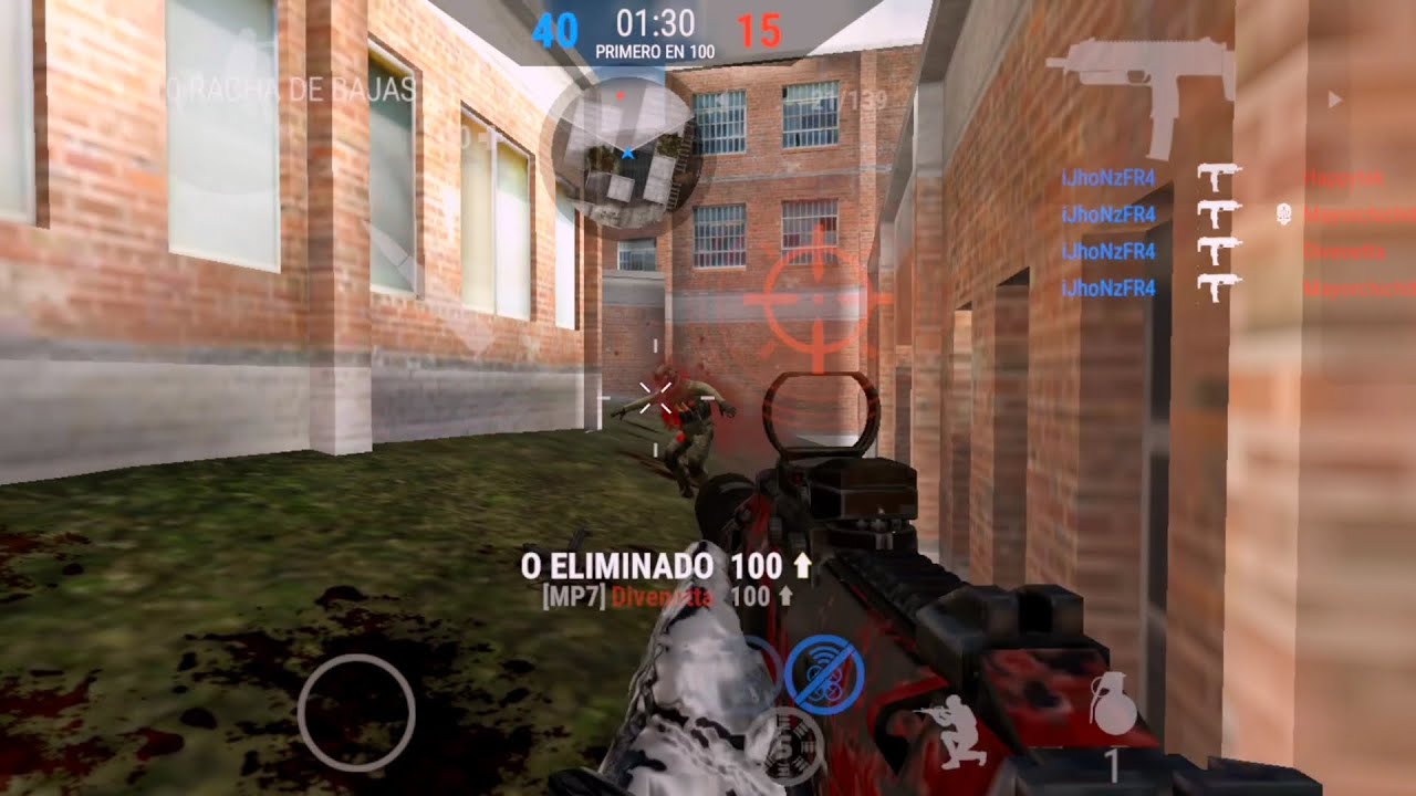 BULLET FORCE | Destroying with the MP7 SUPPRESSOR in  FFA  
