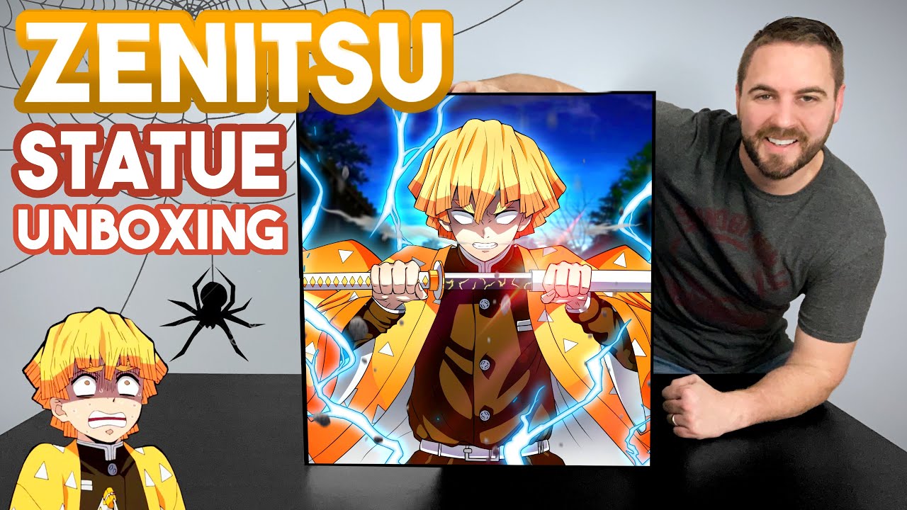 UNBOXING! Demon Slayer | Thunder Breathing ⚡ Zenitsu + BONUS Nezuko Statue