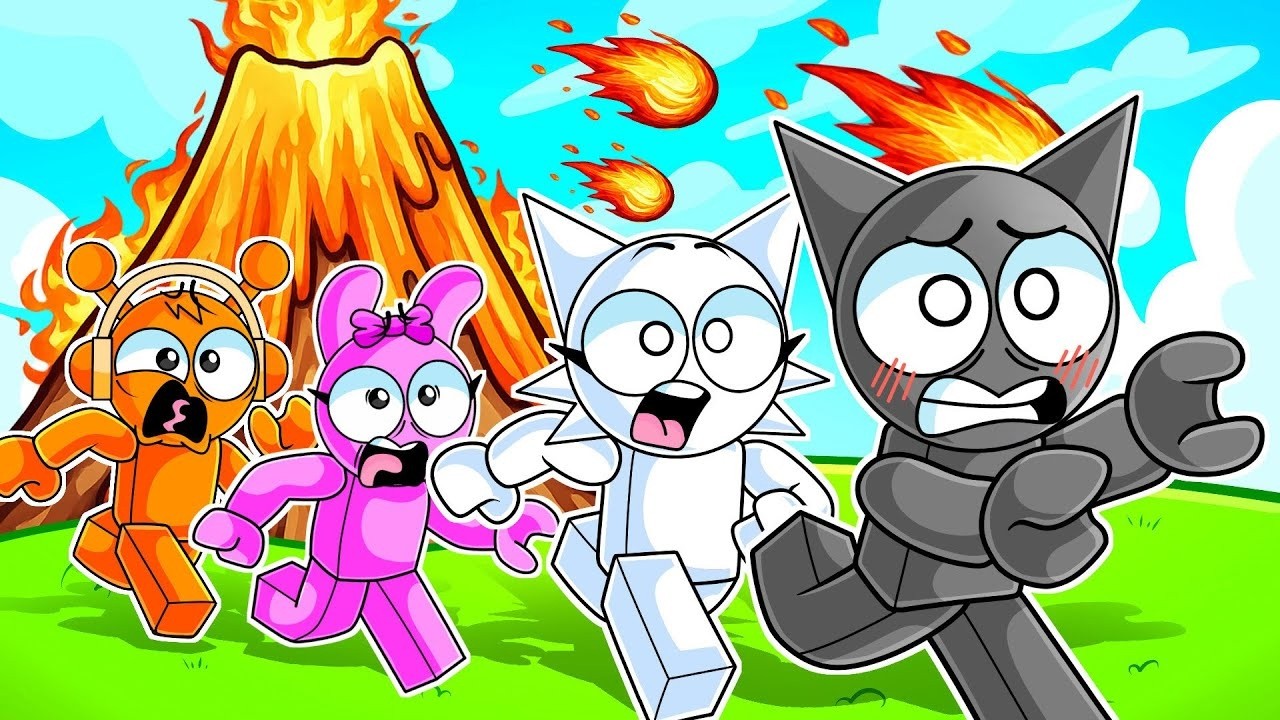Surviving 1,365,829 NATURAL DISASTERS in Roblox!