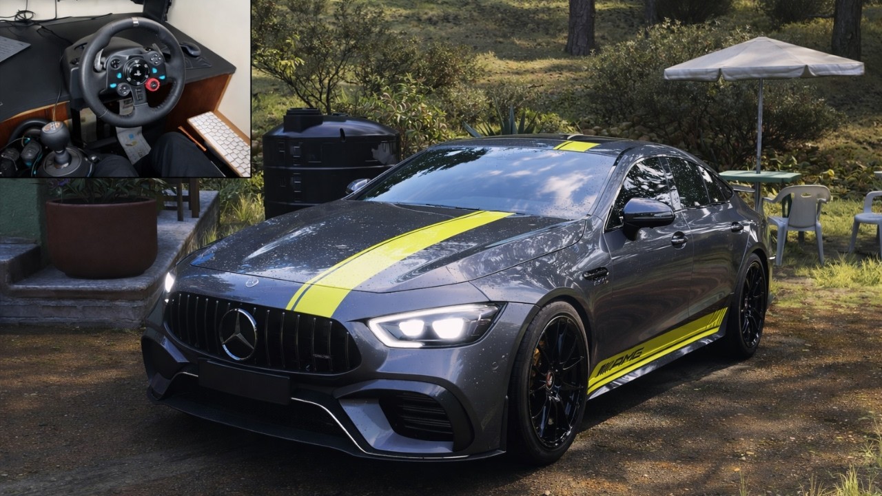 MERCEDES-AMG GT 4-DOOR COUPÉ | Forza Horizon 5 | Logitech G29 Steering