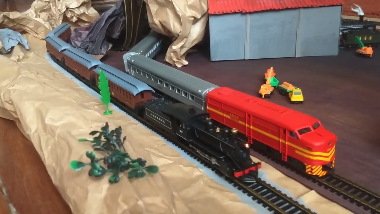 Ferromodelismo Locomotiva a Vapor Central do Brasil. EFCB