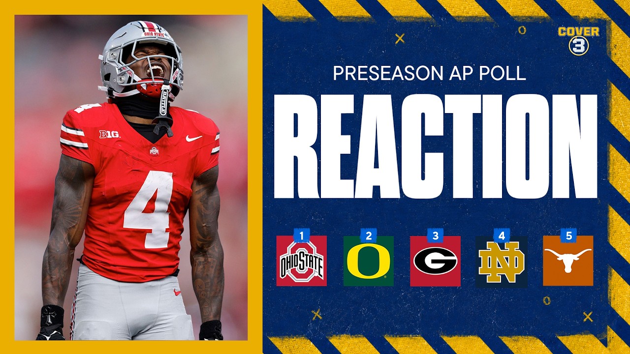 AP Poll REACTION 🚨 Ohio State No. 1, Clemson UNRANKED, SEC Gets ZERO First-Place Votes