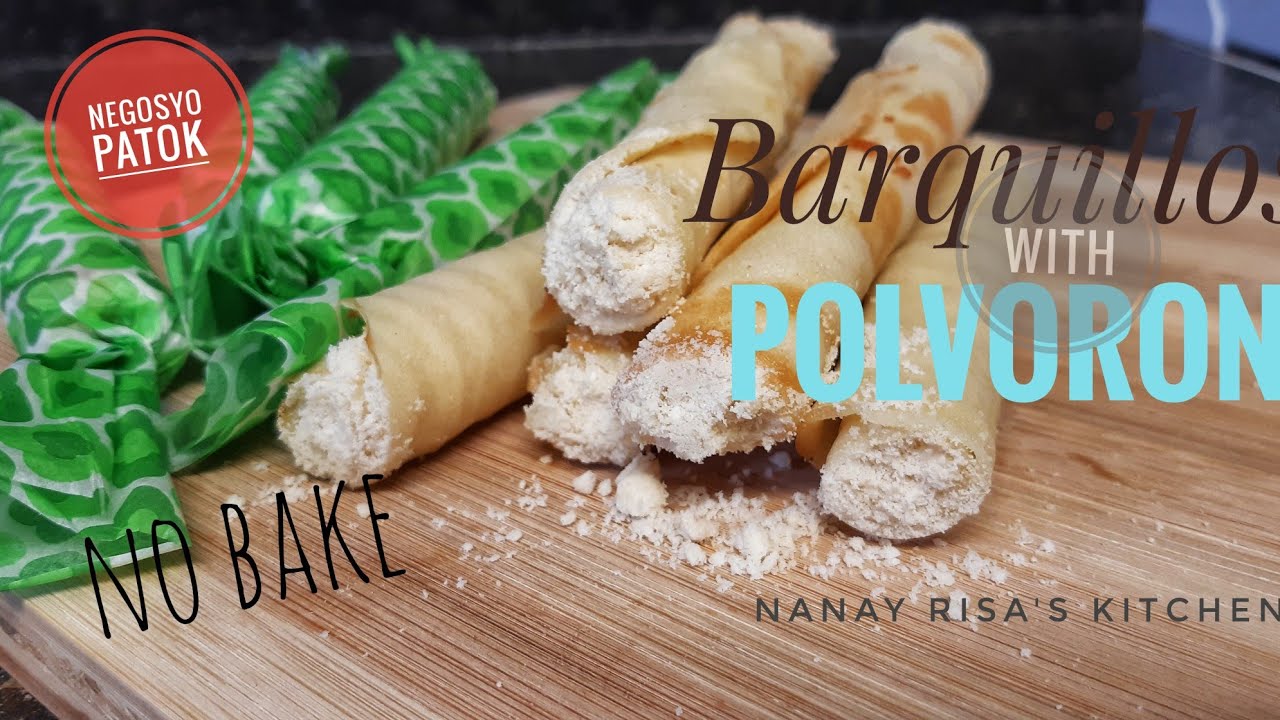 Barquillos with Polvoron Pang Negosyo (2020) | No Bake