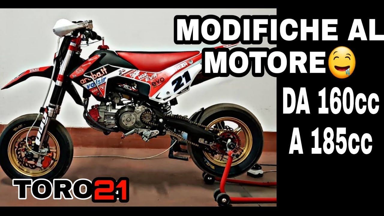 Pit bike Motard - Modifiche al motore yx 185 tb