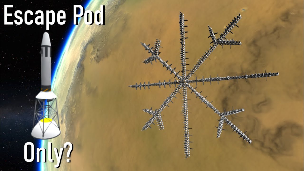 Можно ли использовать спасательные капсулы, чтобы попасть в космос в Kerbal Space Program?