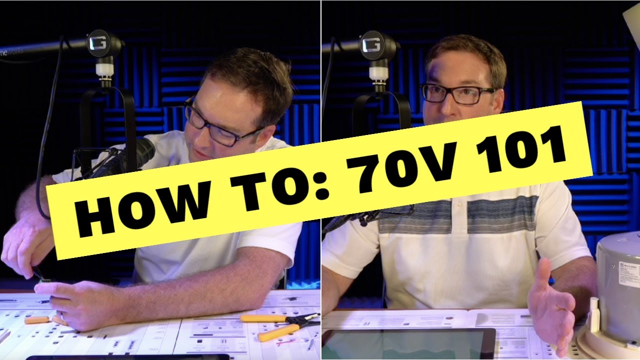 70V 101 | Basic Set-Up  & Wiring | Industry Tech Sales