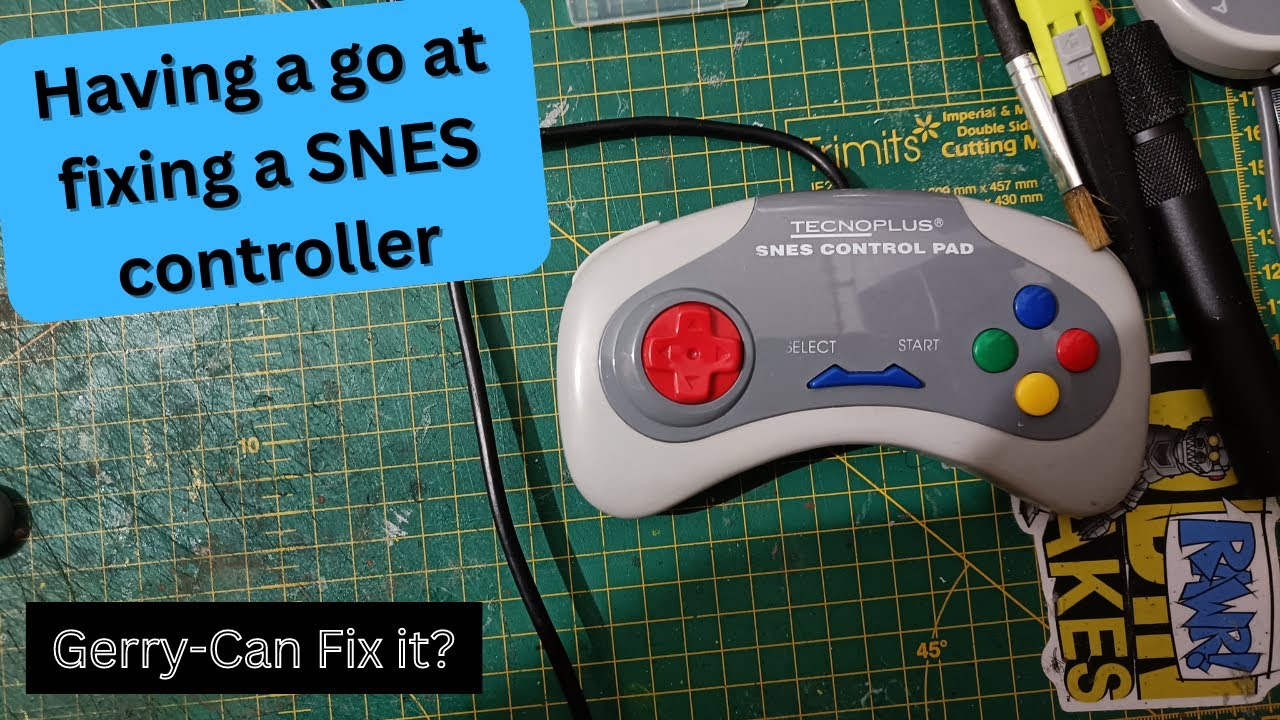 Having a go at fixing a Super Nintendo controller #retro #retrorepairs #nintendo #supernintendo