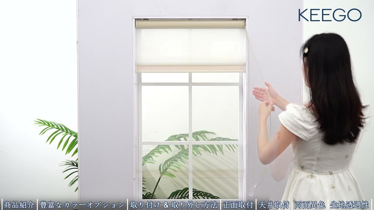 ツインハニカムシェード チェーン式