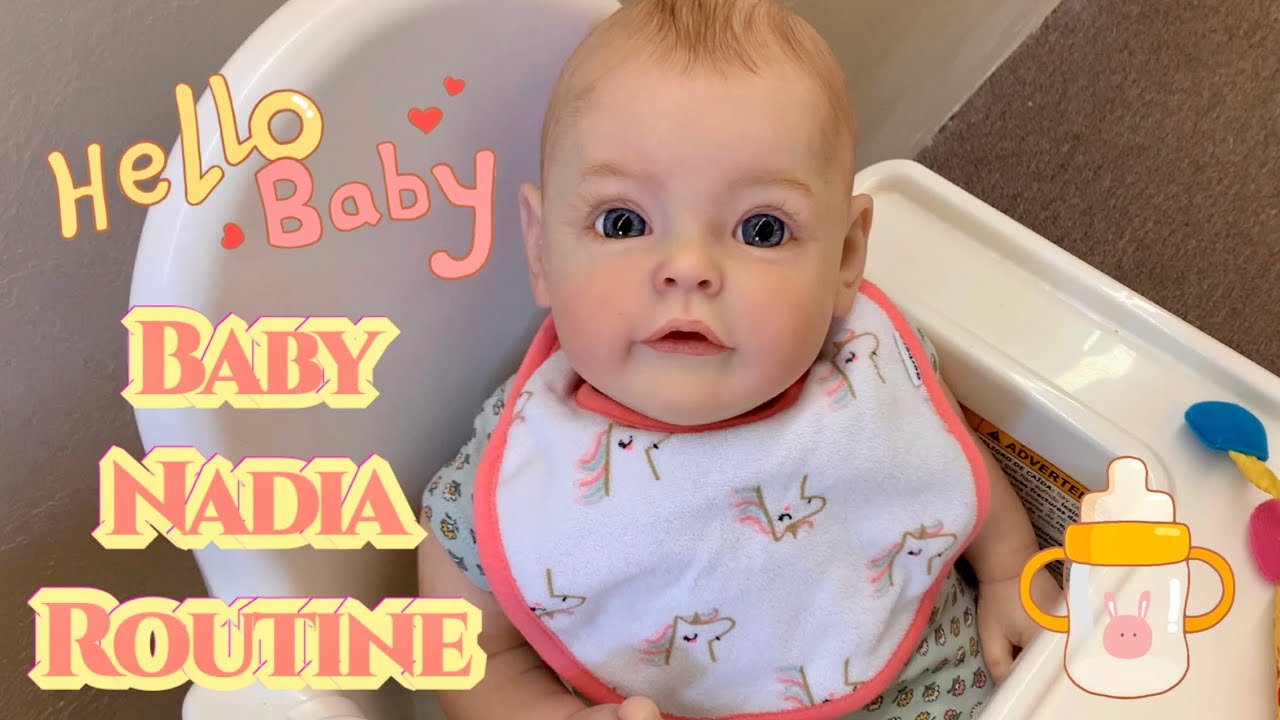 Baby Nadia reborn life day in the life with older baby | reborn role play | cute new baby sounds