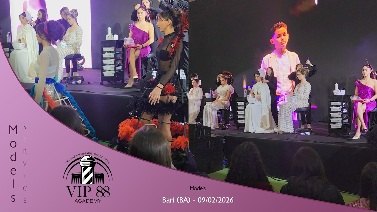 Models service - VIP88 Academy - Hair models a Esteticamente in Fiera 2026