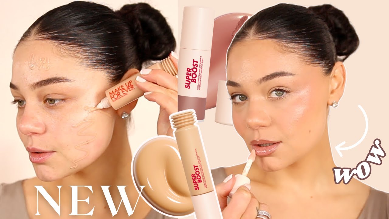 *NEW* MAKEUP FOREVER SUPER BOOST SKIN TINT👀 & LIPS…Review